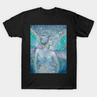 Starry Night Fairy Mystical Fantasy Art Molly Harrison T-Shirt